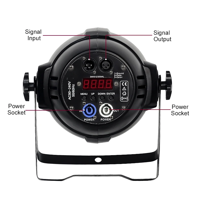 24x12 واط RGBW/24x18 واط RGBWA + UV 6 في 1 LED الاسمية ضوء الألومنيوم ضوء المرحلة DMX512 التحكم DJ ديسكو أضواء الزفاف المرحلة الإضاءة