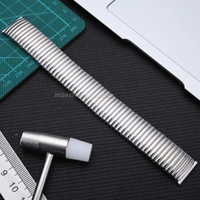 Cinturino in metallo elastico 20mm 22mm Cinturino in acciaio inossidabile Bracciale opaco lucido Bracciale di espansione Cintura di ricambio universale