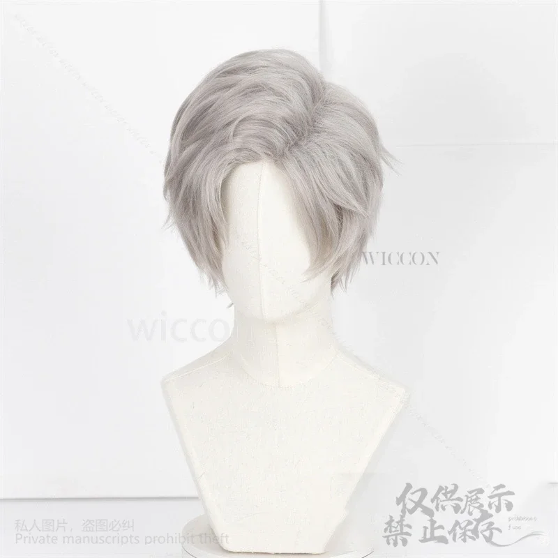 

RT01 Anime Game Love And Deepspace Cosplay Sylus Wigs Necklace Punk Gothic Layered Clavicle Chain Jewelry Accessories Custom*Jk2