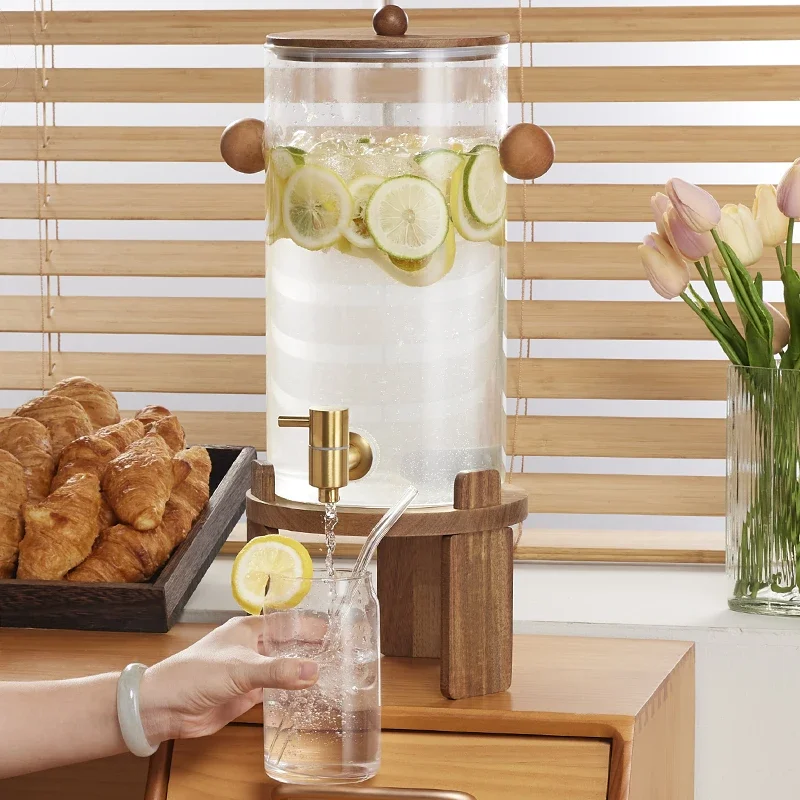 

Fruit tea beverage bucket with faucet high temperature resistant cola juice Ding Shang