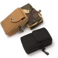 Homefish Men's Tactical EDC Waist Pack, Belt Loop Clip Pouch, Small Outdoor Travel Bag with Soft Back for Running Camping Hiking 5