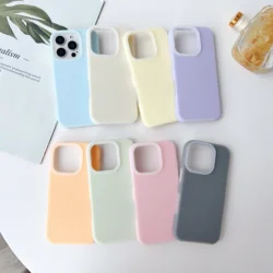 For iPhone 13 14 15 16 Pro Max Case Luxury Liquid Jelly Silicone Phone Case for iPhone 11 12 Pro Max 14 15 Plus Protection Cover