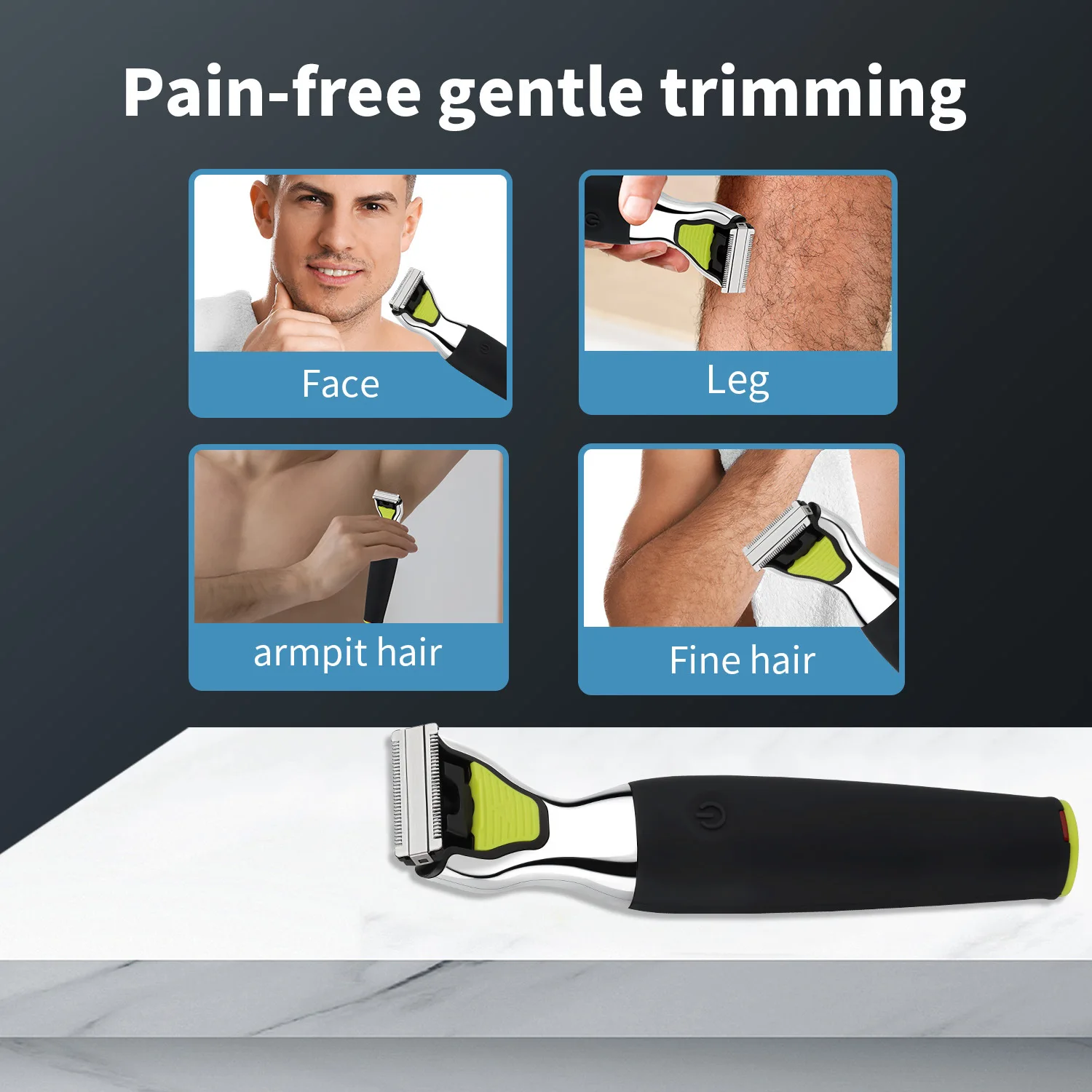 Cortadora de pelo HIENA para hombres y mujeres, cortadora de pelo eléctrica de alta potencia, Máquina para cortar cabello portátil, herramientas de aseo para barbería