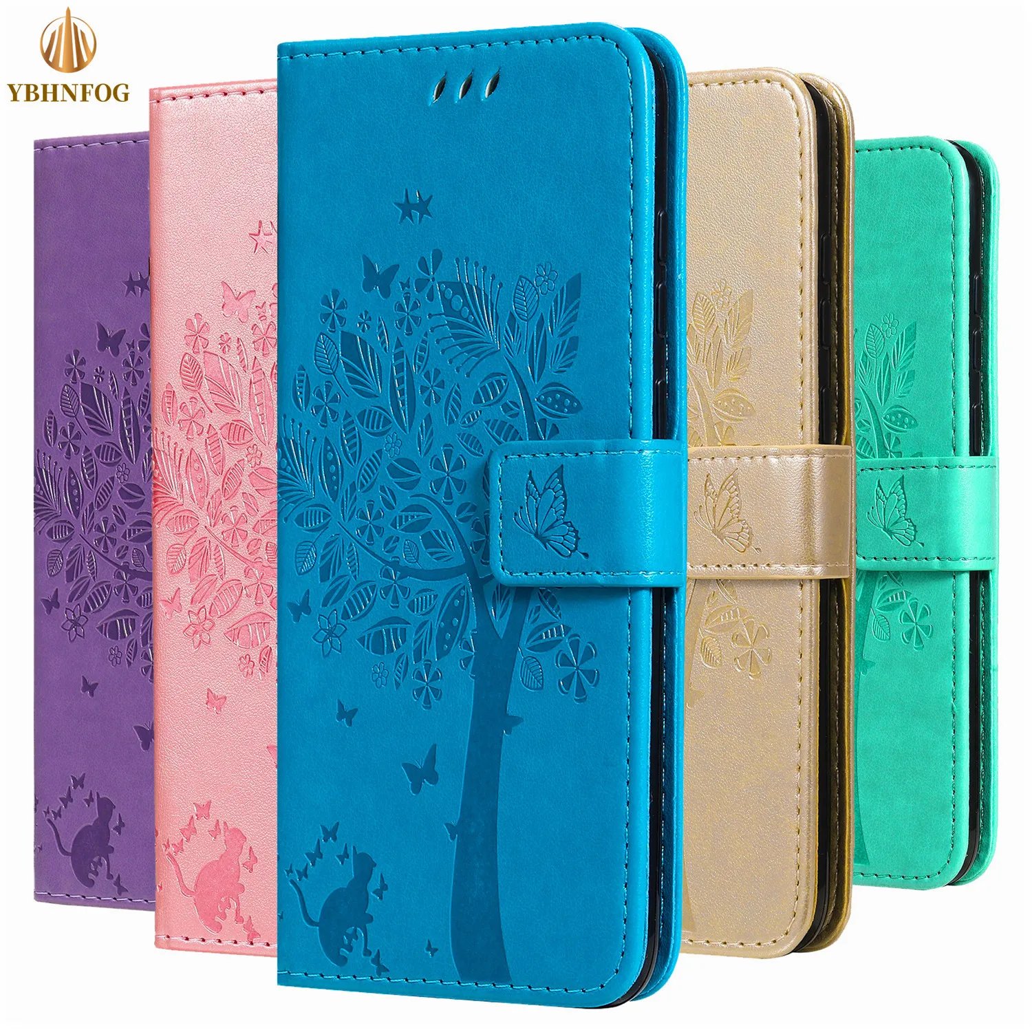 Luxury Leather Flip Case For Huawei P20 P30 P40 P50 Pro P10 P8 P9 Lite 2017 P Smart 2019 2021 Wallet Stand Bag Cover Phone Coque