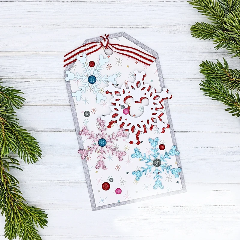 Snowflake Metal Cutting Dies Christmas Snowflakes Die Cuts For DIY Scrapbooking Embossing Paper Cards Crafts Making New 2024 image 2