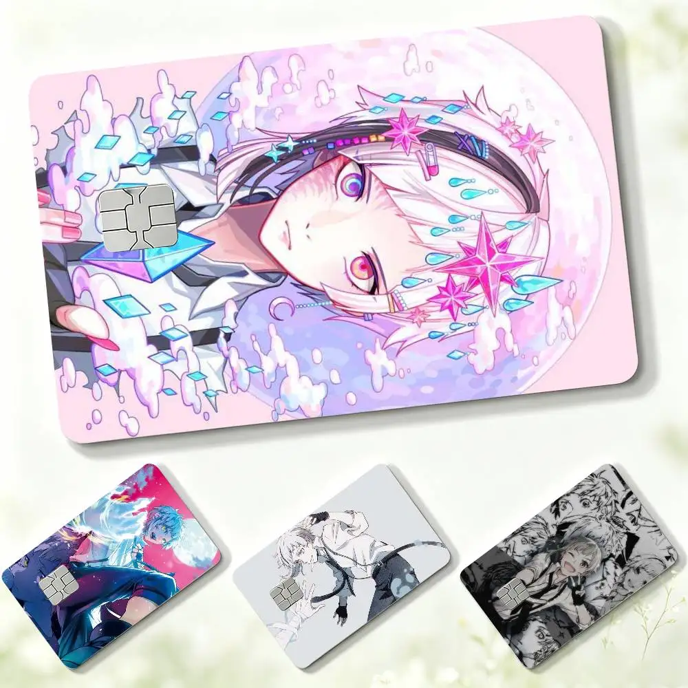 B-Bungo Stray Dogs A-Atsushi N-Nakajima  Credit Card HD Stickers Game Card Decal Small Chip Waterproof Sticker Gift