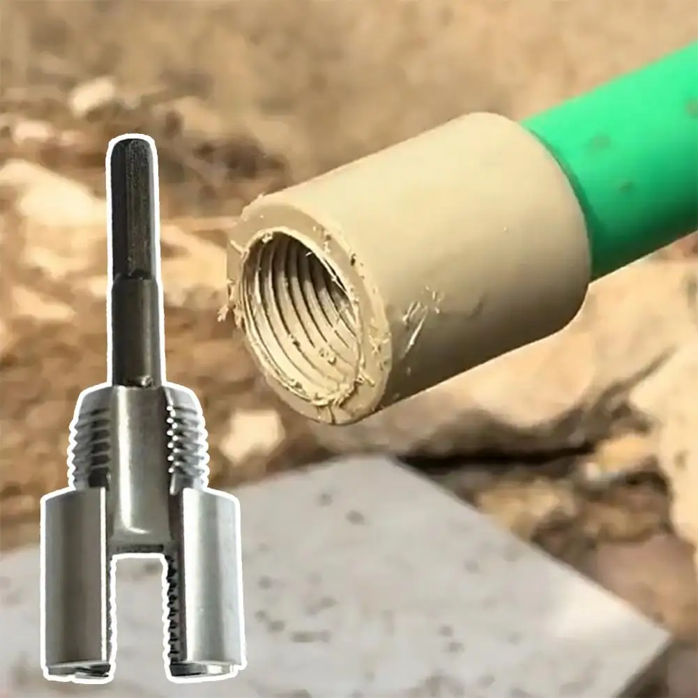 Pvc Pipe Threading Tool Professional Pvc Pipe Threader Kit for Electric Drills 1/2'' 3/4'' Internal External for Home
