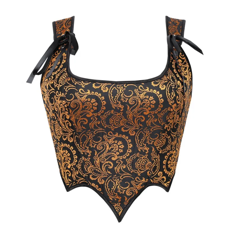 

Винтажные корсеты-топы с принтом, женское корректирующее белье, бюстье, камизолы, утягивающие корсеты, сексуальные корсеты, фахас, летняя одежда, уличная мода