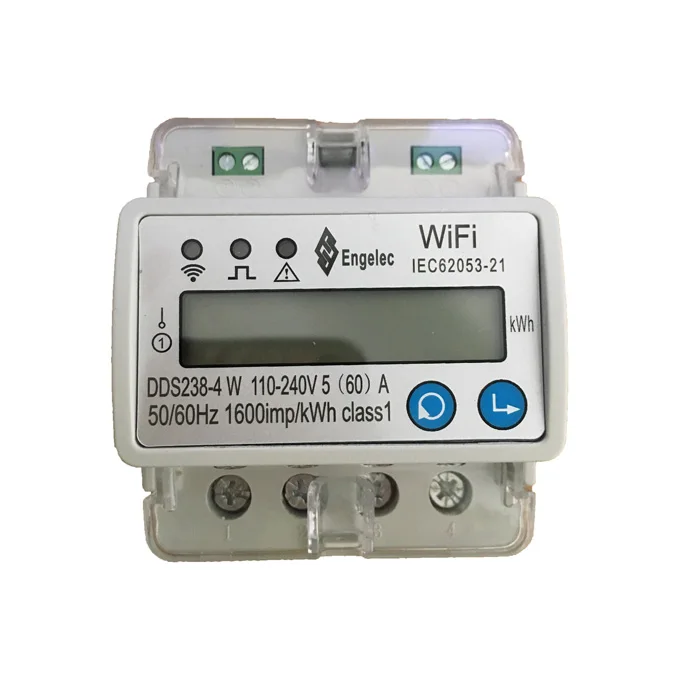 

Умный Wi-Fi счетчик DDS238-4 Вт, однофазный дин-рейка, дисплей напряжения тока, RS485, связь, солнечный расходомер