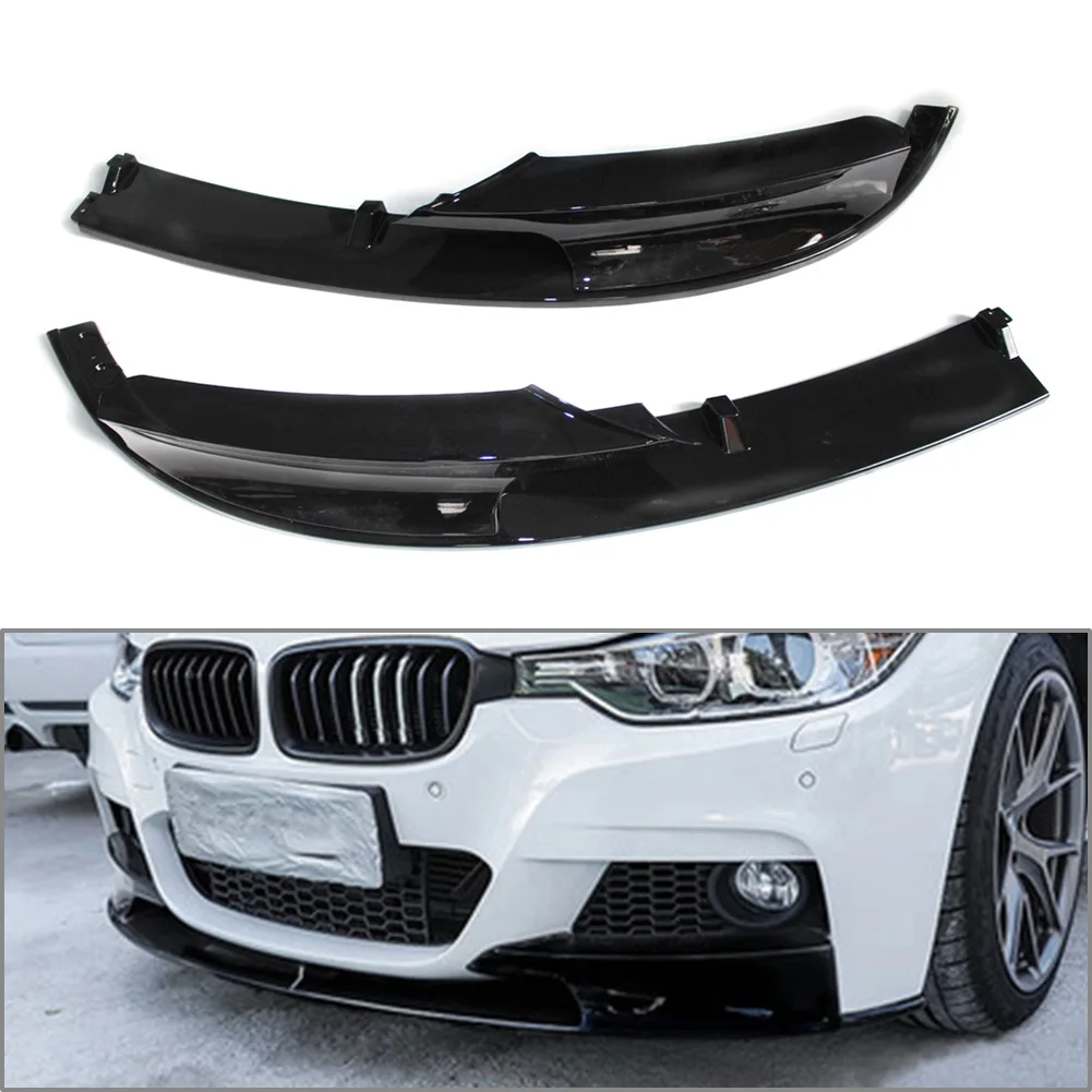 

For BMW 3 Series F30 F35 Sport Front Lip Corner With Skeleton Front Shovel 320MP Spoiler Front Shovel Mudguard Bumper