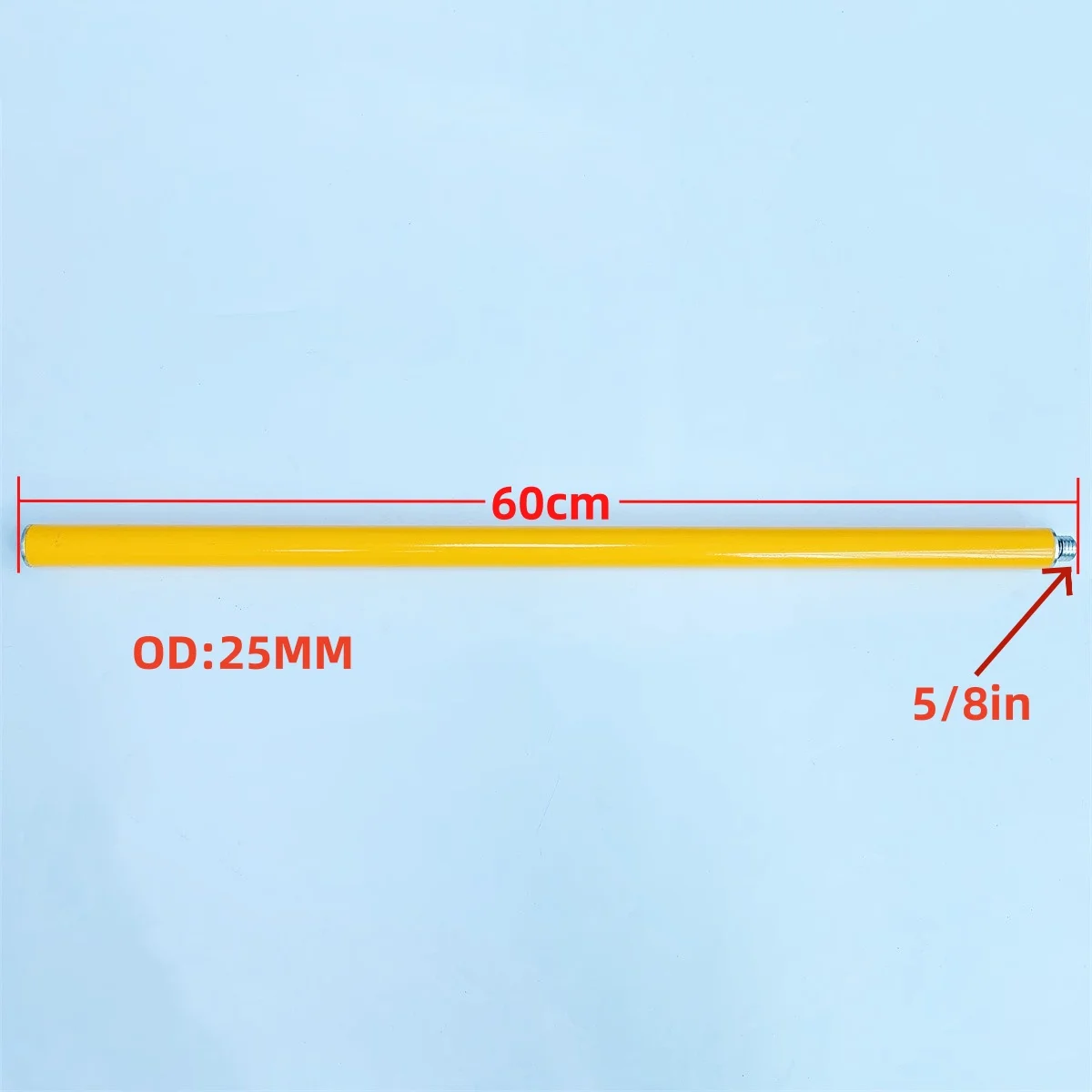 GPS yellow extension pole Extension rod OD 25mm Leveling accessories Extension rod for Trimble Topcon Leica