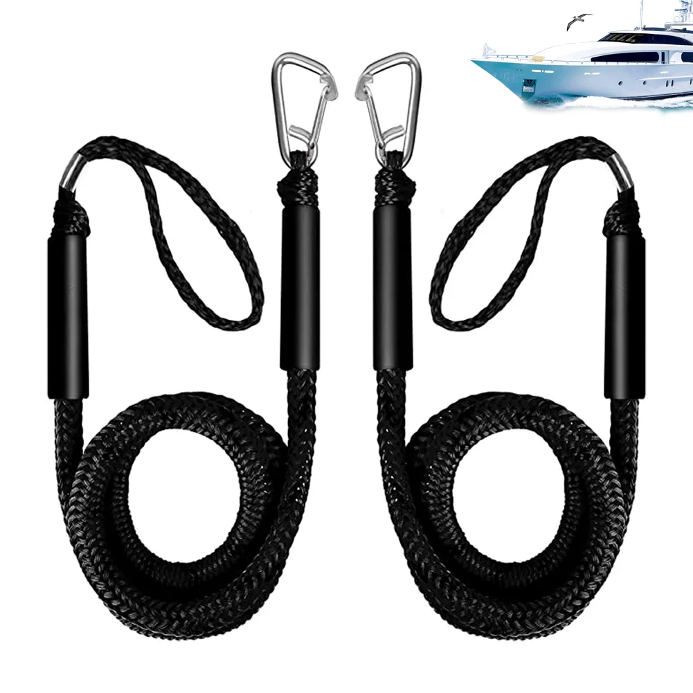 Boat Bungee Dock Lines Cords Docking Rope for Kayak Watercraft SeaDoo Jet Ski Pontoon Canoe Power Boat Mooring Rope Accessories