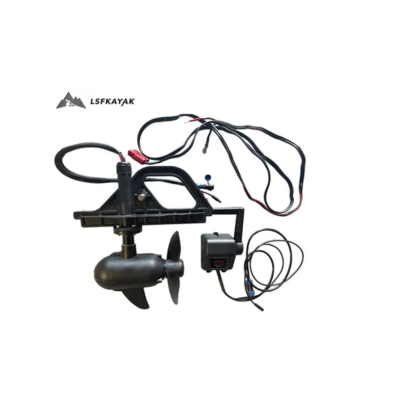 Aluminum 55LBS/65LBS 12V/24V Electric Trolling Motor for Kayak Diver Use High Speed & Easy Operation