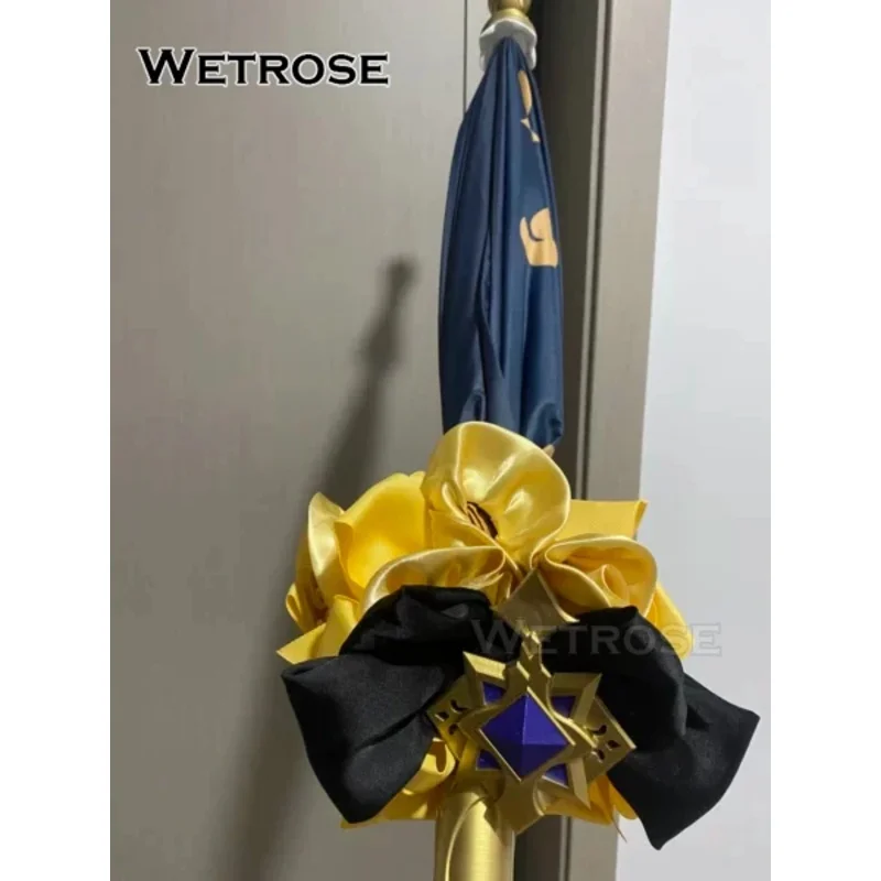 Sky06 【Wetrose】 In Stock Navia Umbrella Cosplay warfare Props Costume Accessory Staff Weapon Model Gear Genshin Impact Hall66lU&