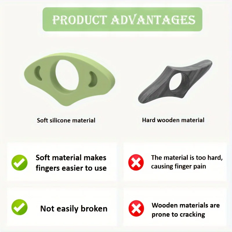 قطعتان من حامل صفحات كتاب الإبهام، ملحق قراءة مرن للكتب والمجلات، لوازم مكتبية يومية متينة