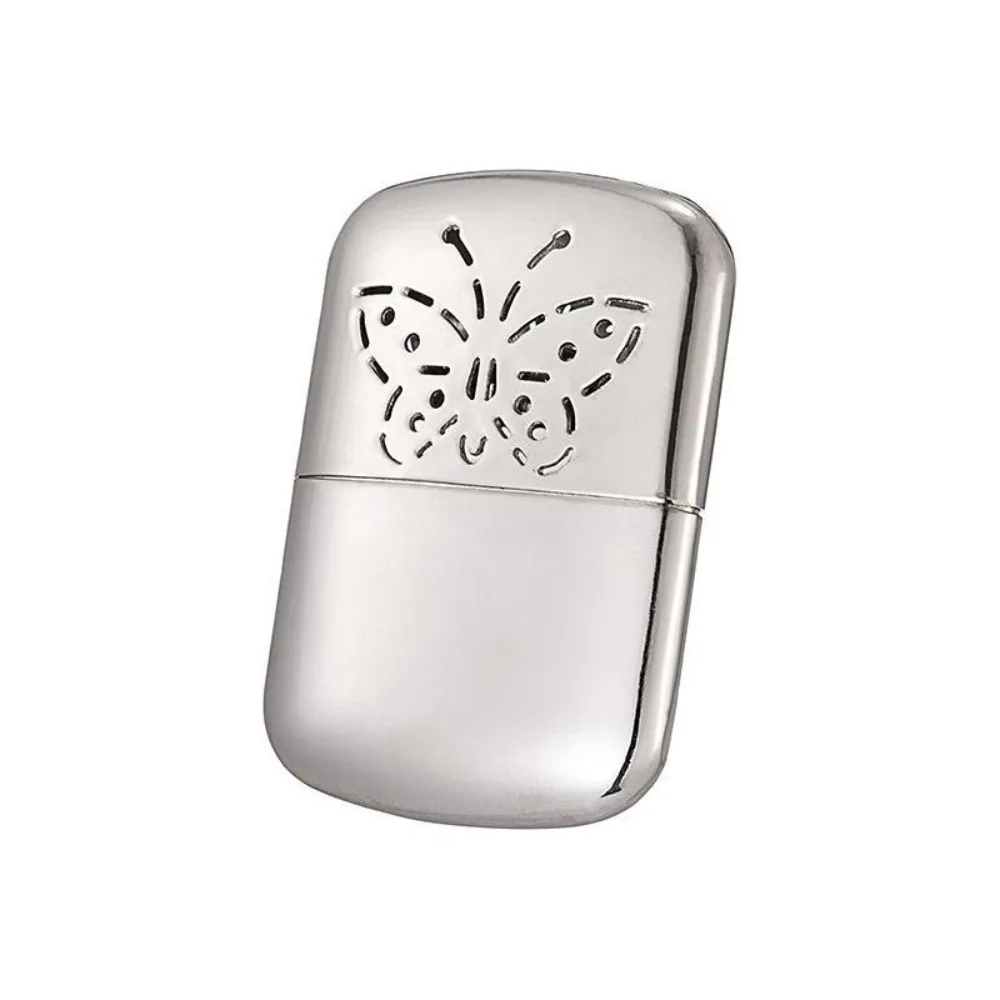 Zinc Alloy Fuel Hand Warmer Constant Temperature Reusable Pocket Hand Warmer Vintage No Electricity Required Handy Hand Heater