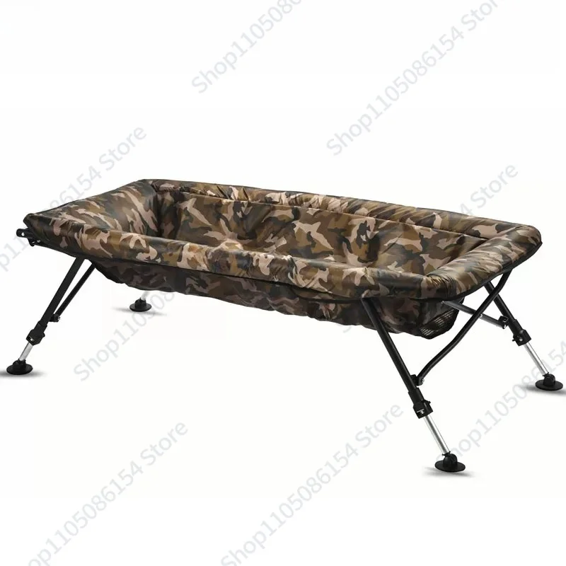 Oxford cloth 126cm long adjustable legs folding camouflage carp fishing equipment cradle wear resistant