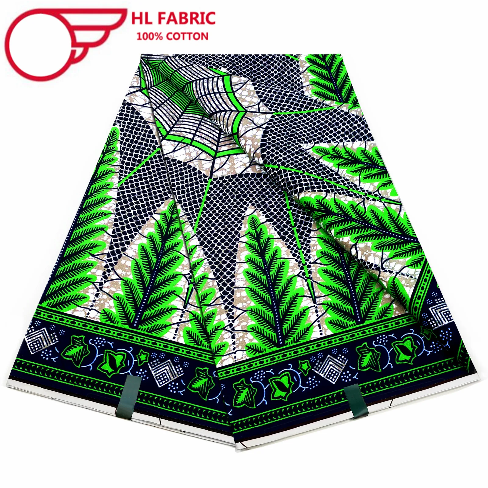 Veritable Wax 100% Cotton African Wax Fabric Nigerian Ankara Block Prints Batik Fabric Dutch Hollandais Pagne For Sewing LL6126