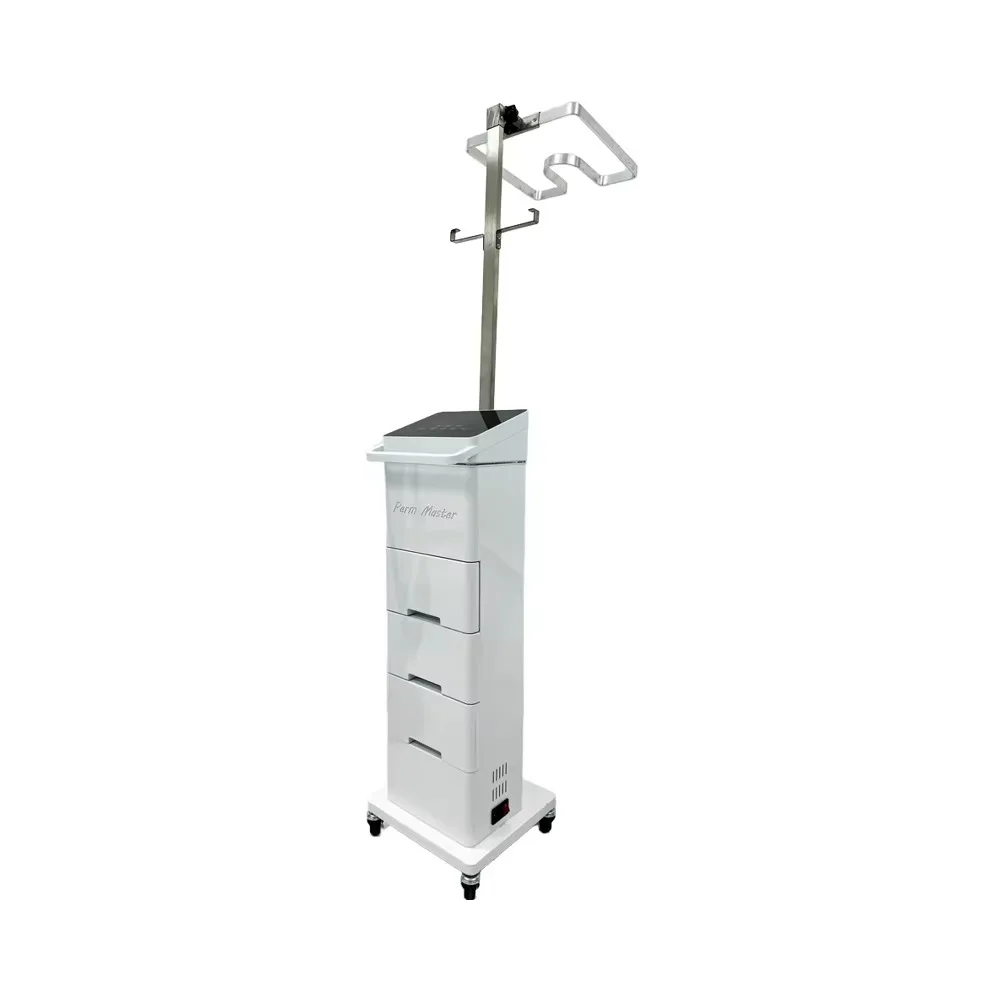 Digital Hair Perm Machine, LED Screen, Free Poles with Drawers, Beauty Salon Equipment, Latest Model, Professional Curling Tool