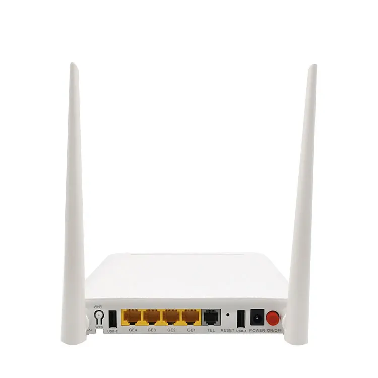 2pcs New F670L Dual Band 1GE+3FE+1TEL+2USB+WIFI+2.4G+5G WiFi GPON ONU Fiber Router