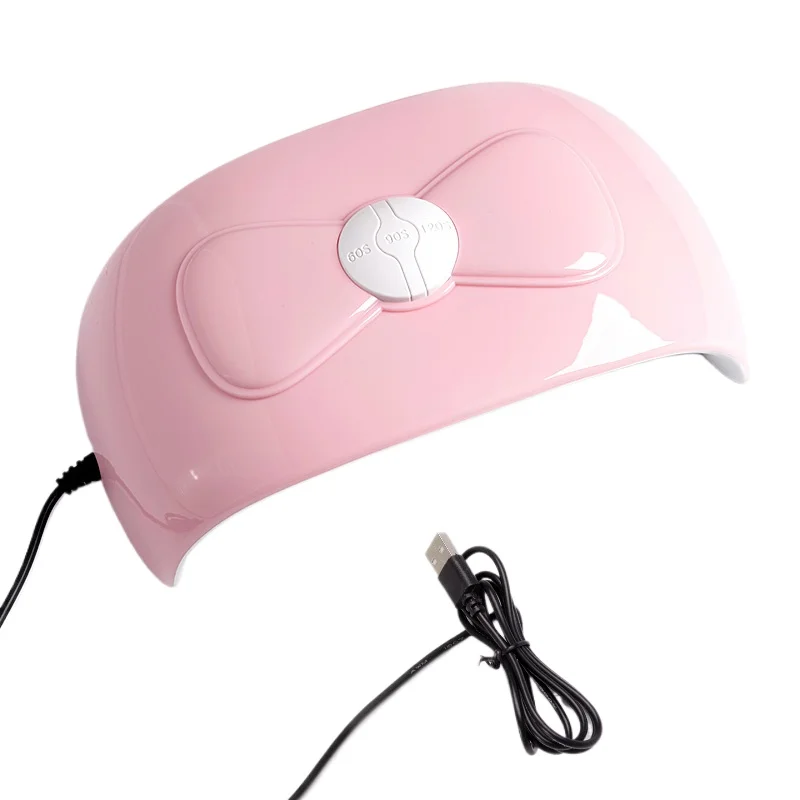 

Nail art bow phototherapy machine quick drying nail light portable nail polish glue baking lamp drying tool