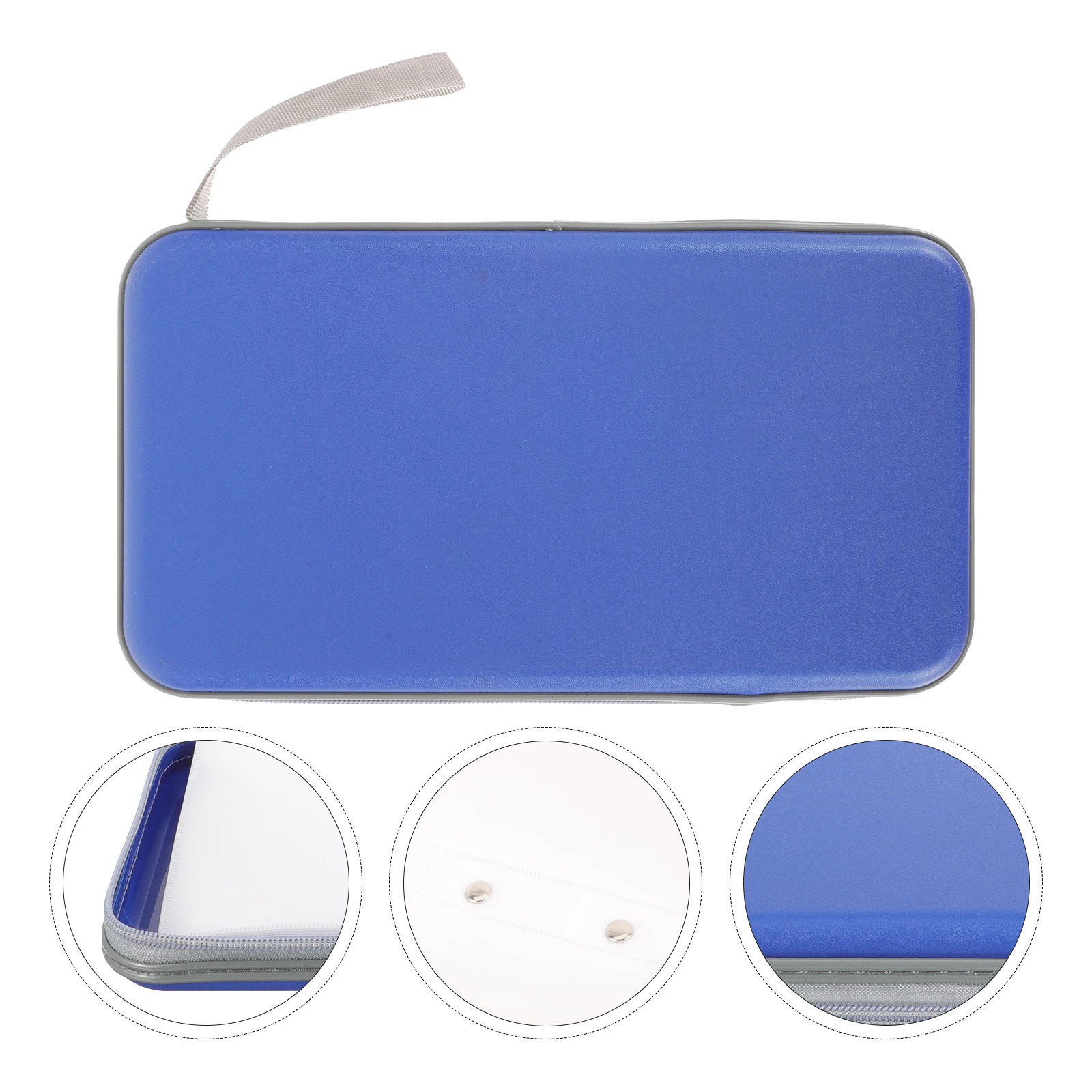 

Disc CD Carrying Pouch Dvd Storage Cases Square Holder Organiser Blue Small Travel