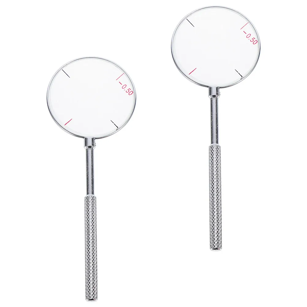 2Pcs Cross Cylinder Lens for Astigmatism Correction Professional Optometry Tool High Precision Handheld Portable Cylinder Lens