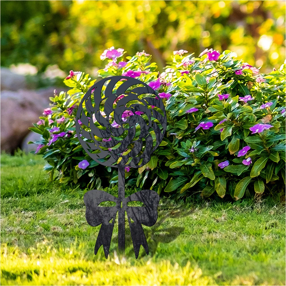 

Acrylic Yard Sign Candy Shape Garden Stakes Decorative Lawn Outdoor Garden Art Waterproof Flower Stake Decorations
