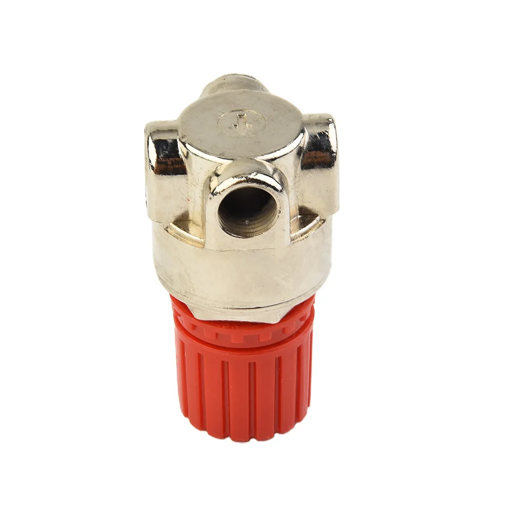 Air Compressor Accessories Valve Air Pressure Valve 4 Holes Lightweight Red And Black Steel For Piston Compressor Lightweight