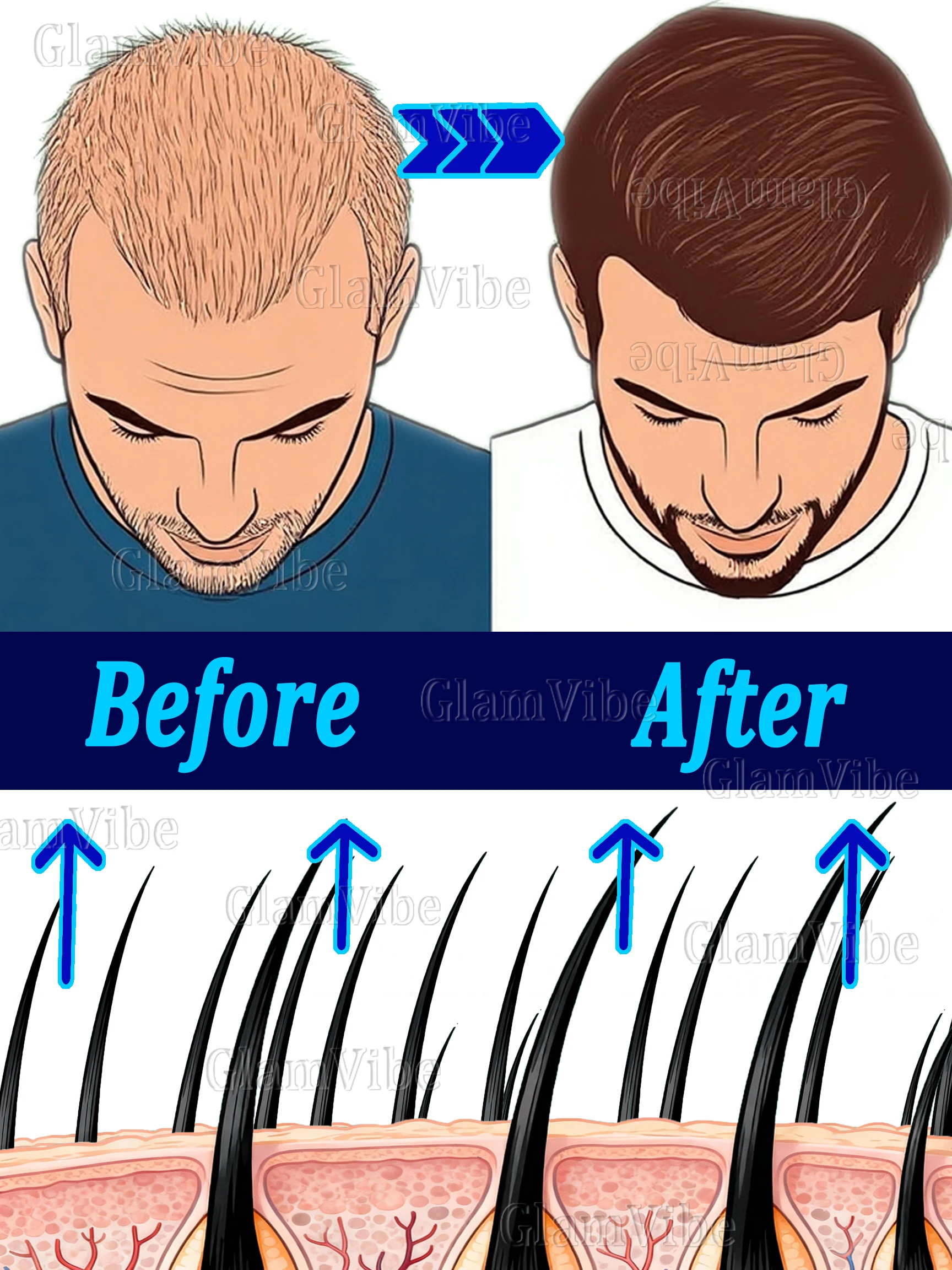 

Just 1 ml a day is enough to see results; biotin promotes easy absorption for visible results!