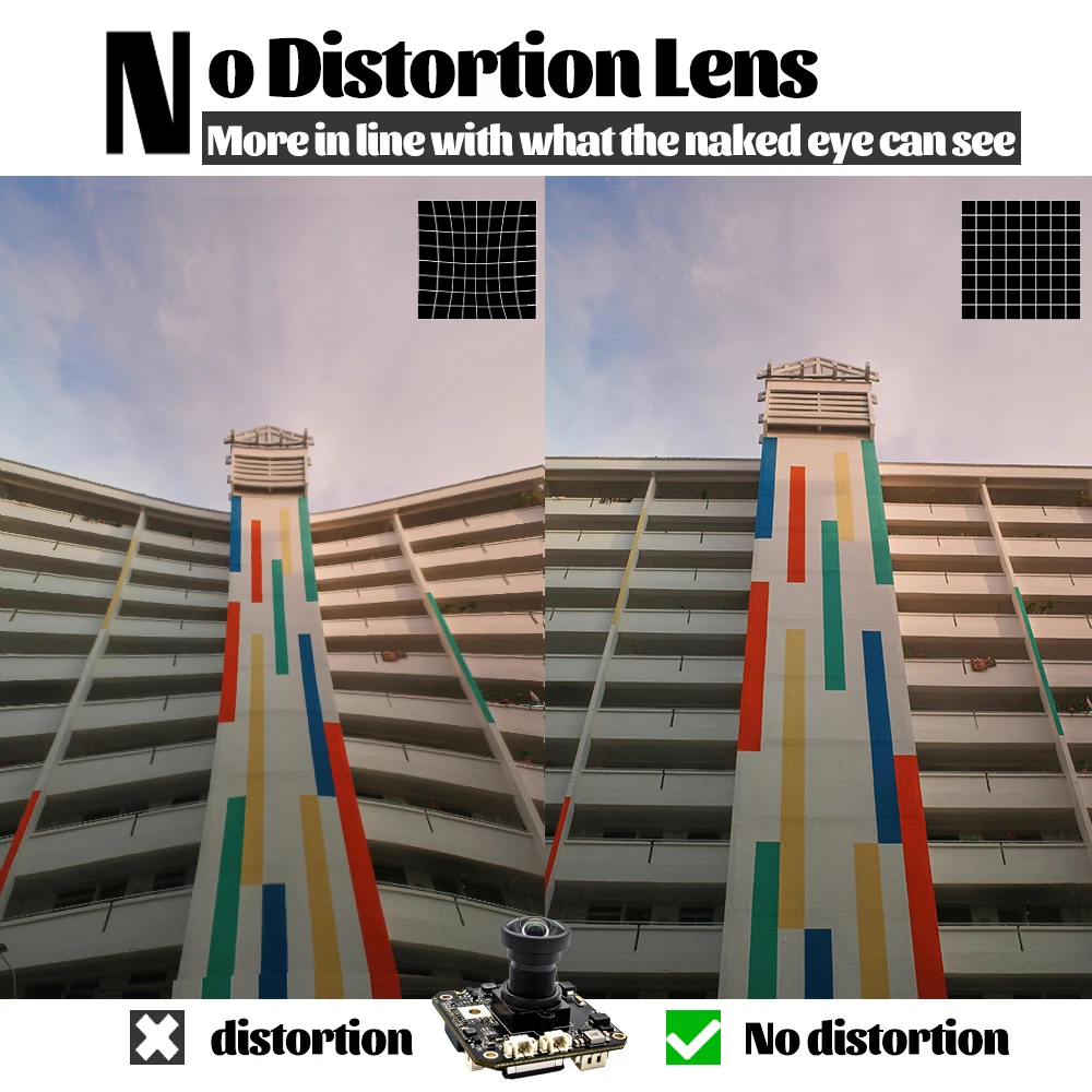 WGWK 4K IMX415 IP Camera Module Board 8.0Megapixel 30FPS Low illuminance Onvif H.265 RTSP P2P Openipc Videolink Security Webcam