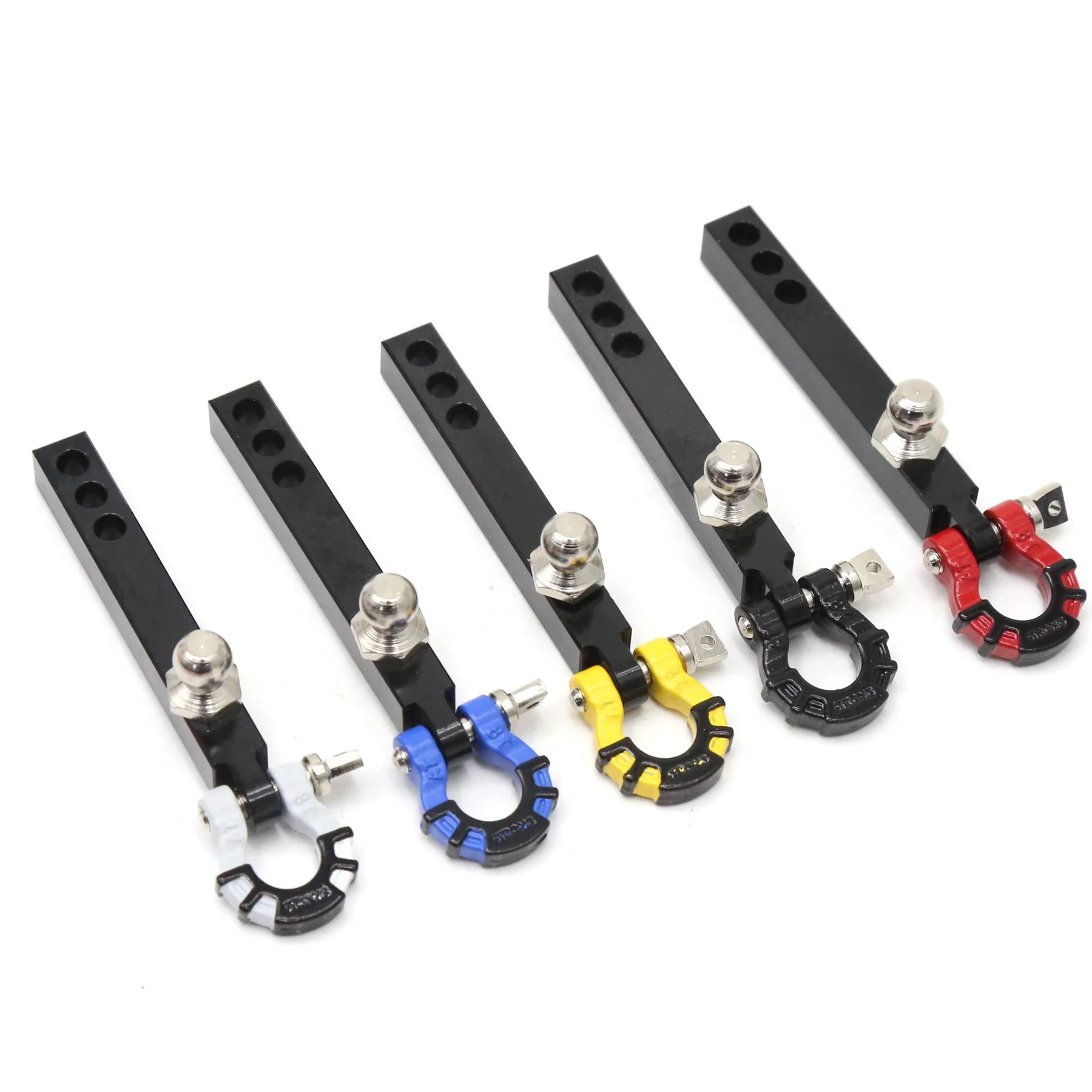 1/10 Części do modeli RC pojazdów wspinaczkowych Metalowy hak holowniczy do SCX10 AT6 EX86190 FJ40 AT4V XT4 SU4 NT6 NT4 YK4104