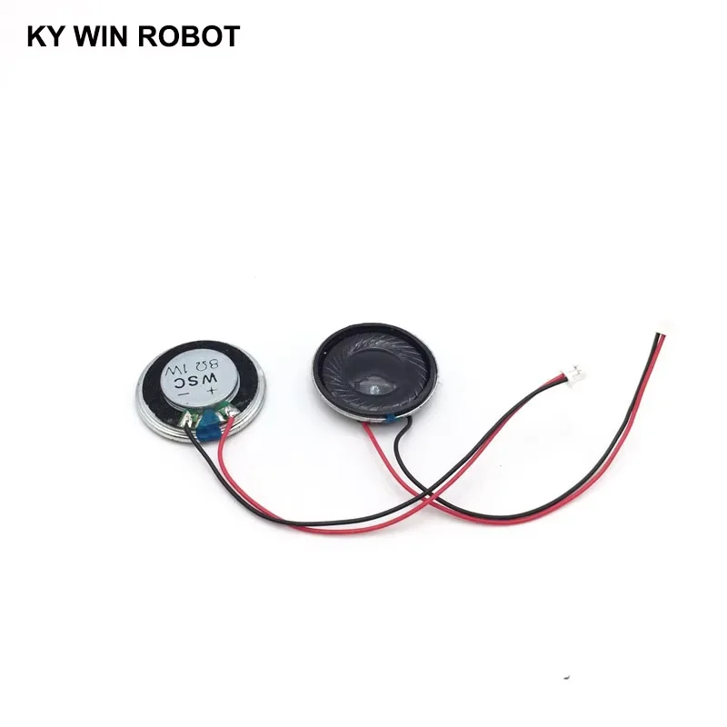 

2pcs New Ultra-thin speaker 8 ohms 1 watt 1W 8R speaker Diameter 28MM 2.8CM thickness 5MM with 1.25mm terminal wire length 10CM