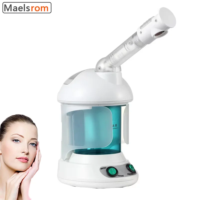 Facial Steamer Hair Humidifier 3 in 1 Desktop Sprayer Home Hot Mist Moisturizing Facial Atomizer Face Hydration System