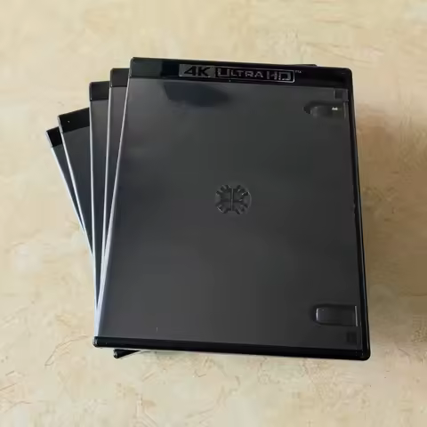 4K ULTRAD HD BDR Blu Ray Disc Case CD DVD Disc Box Plastic Foldout For 2 Discs PS4 PS5 5Pcs/Pack