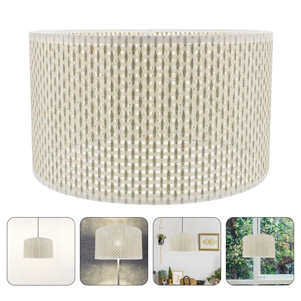 

1Pcs Modern Style Woven Lampshade Elegant Decorative Light Cover Home Bedroom Bar Cafe Lamp Shade Table Lamp Shade