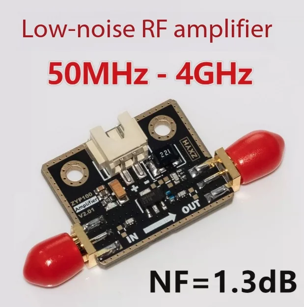 100k-10GHz NBB-310 UWB Low Noise High Gain RF Amplifier Module