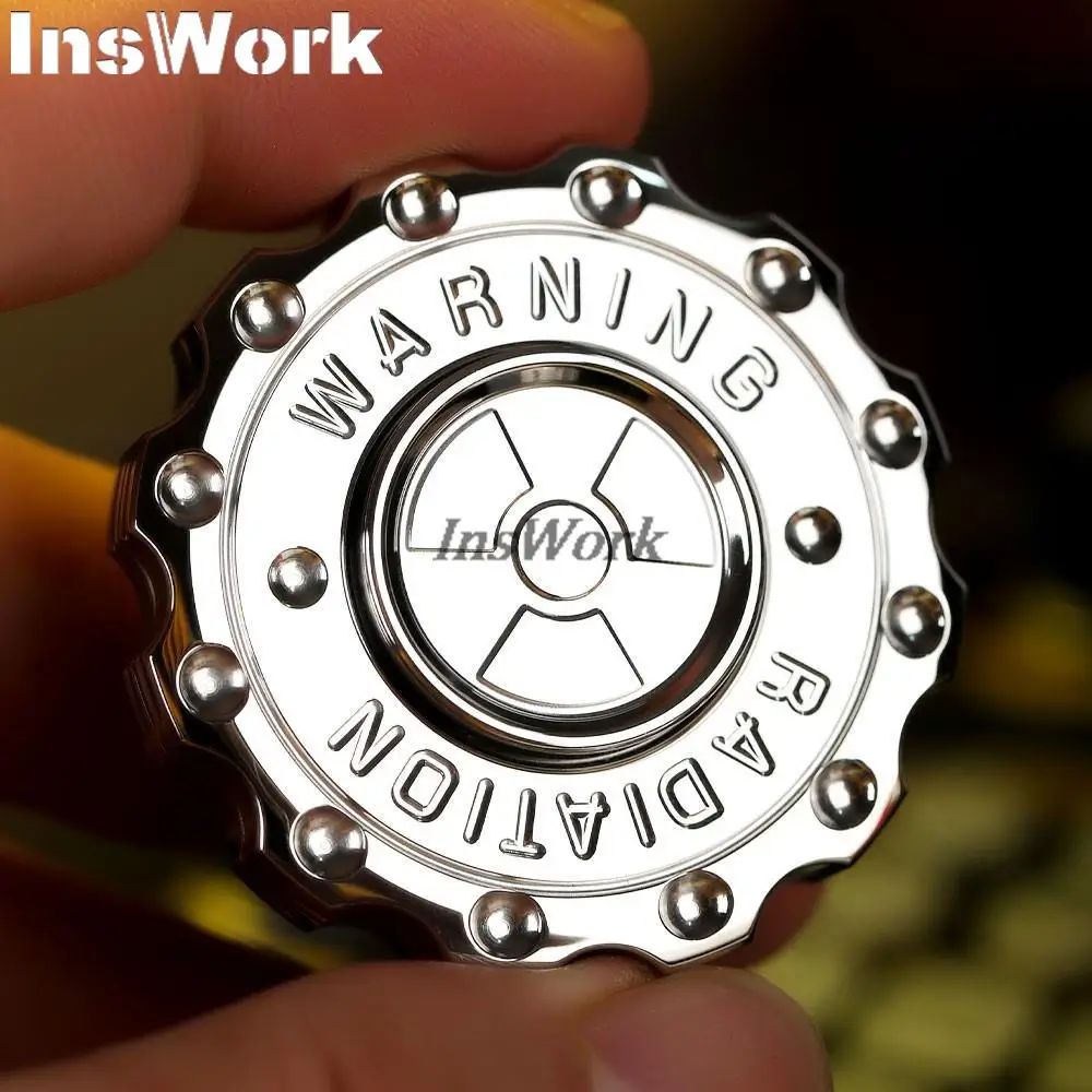 Spinner à pièces de monnaie Haptic 2 en 1, acier inoxydable R188, roulement silencieux scellé, jouet à main en métal, gadgets sympas, Fidget magnétique