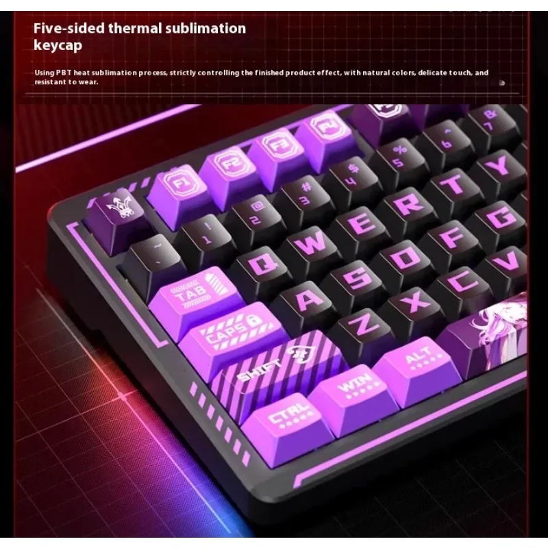 

LINGBAO K75 трехрежимная игровая клавиатура, проводная прокладка, горячая замена, RGB, 10000 мАч, PBT, механическая клавиатура, аксессуары для ноутбуков на заказ