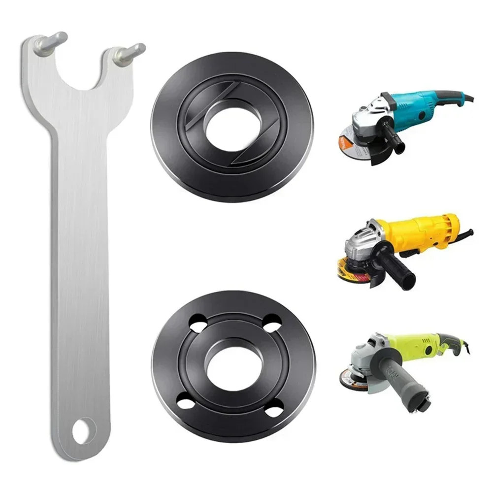 

M16 Thread 5 8-11 Angle Grinder Flange Nut Spanner Wrench Kit Grinder Accessories W Lock Nut Tool For Bosch Makita.