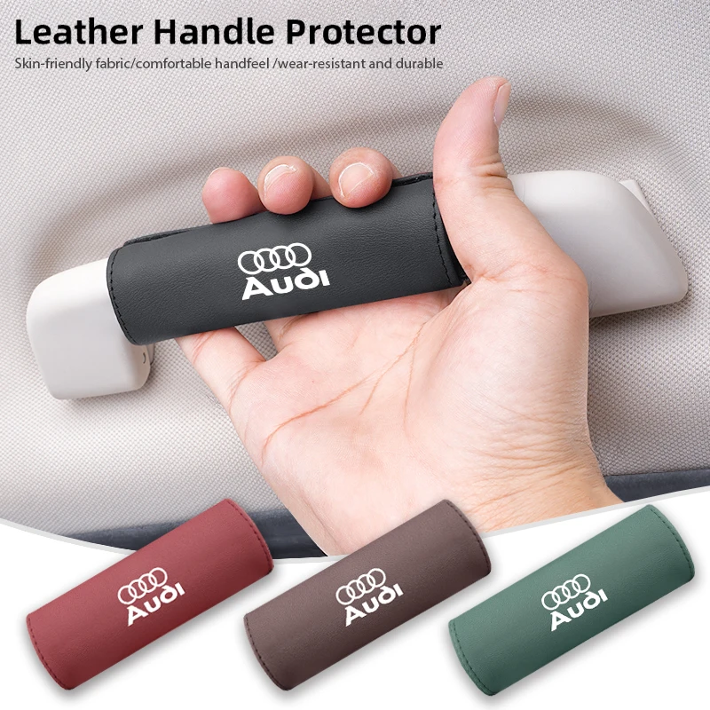 Car Roof Handle Protective Cover Cars Interior Accessories For Audi A1 A2 A3 A4 A5 A6 A7 A8 Q1 Q2 Q3 Q4 Q5 Q6 Q7 Q8 TT RS3 S5 B8