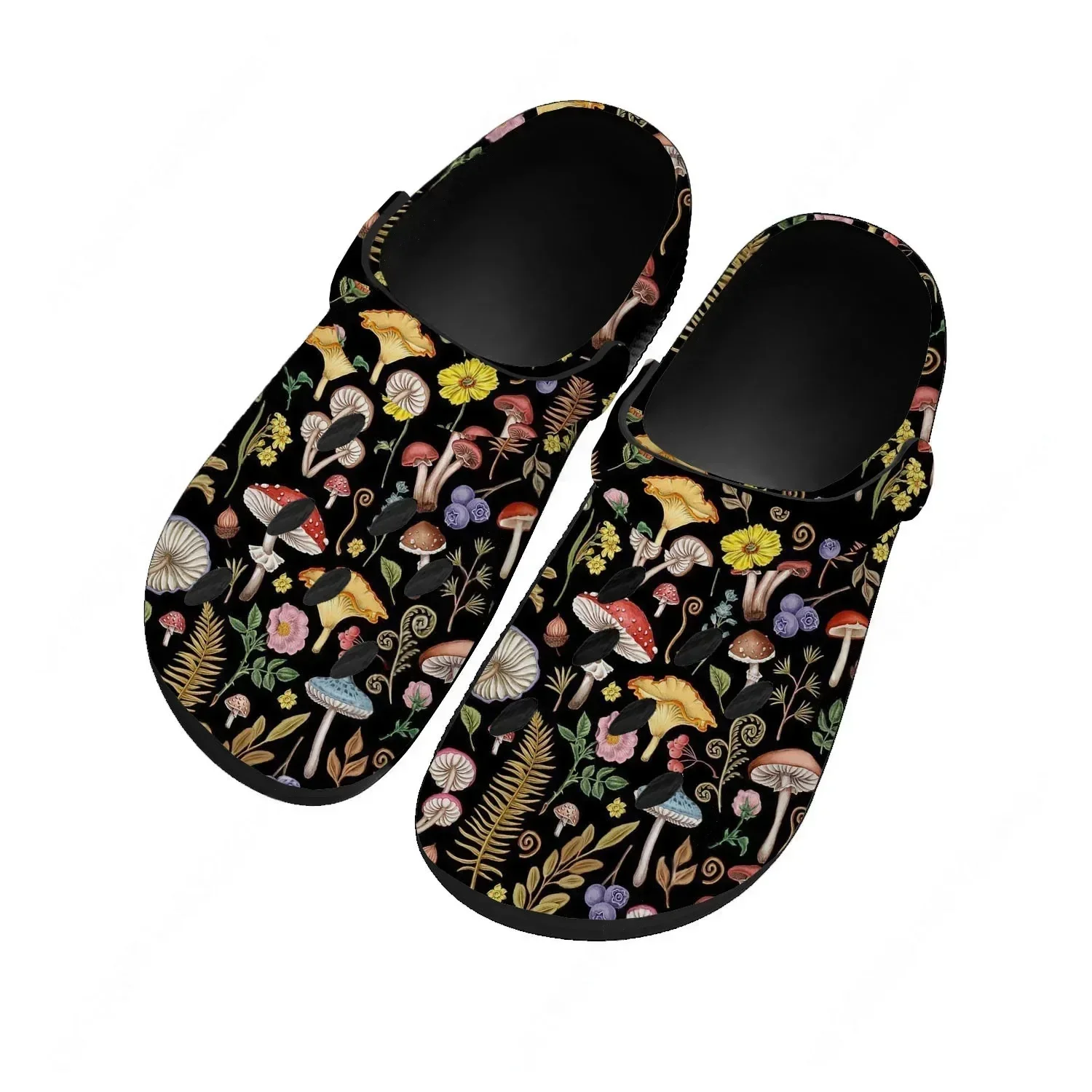 Mushroom Vintage Water Shoes Mens Womens Comfortable Fashion Home Garden Clogs Customizd Sandals Beach Breathable Hole Slippers