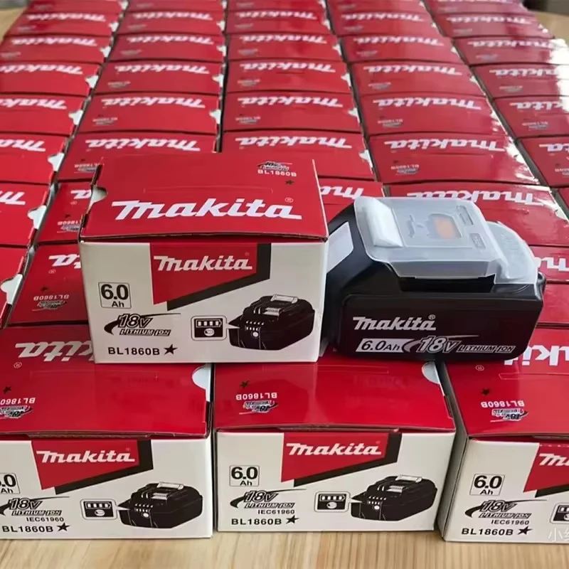 Batterie rechargeable Makita 18V 6.0Ah 100% originale, pour outils électriques Makita BL1830 BL1830B BL1840 BL1840B BL1850 BL1850B