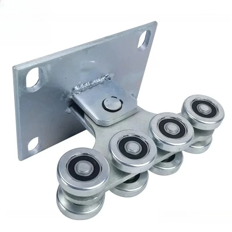 Direct Sales Villa Suspension Door Pulley Construction Site Trackless Door Roller Electric Sliding Door Caster Ground Rail Wheel - view 4