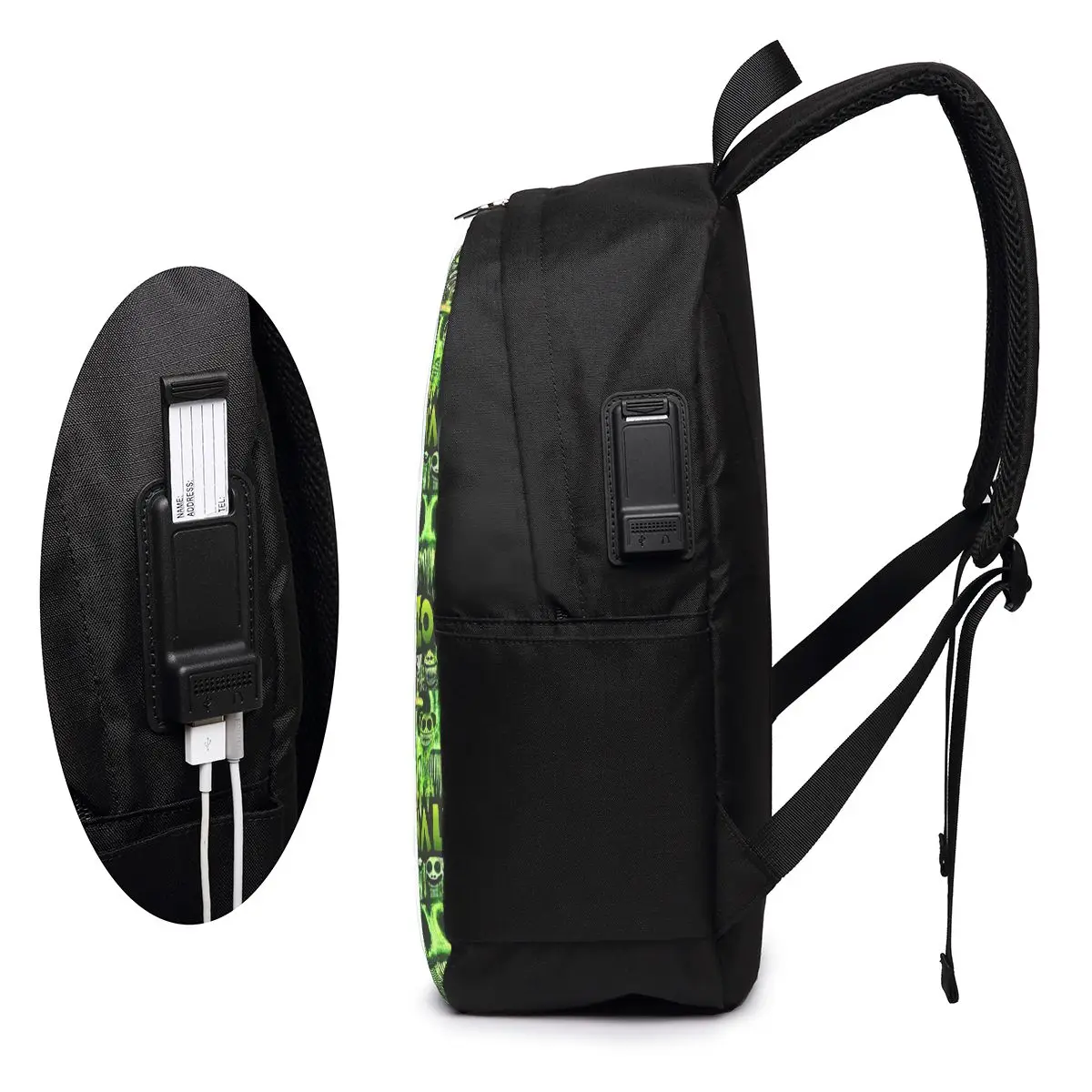 Zoonomaly Cartoon Steam Game Backpack Travel Notebook Bag Computer College Student School Bag Laptop Shoulder Bags for Men Women view 5