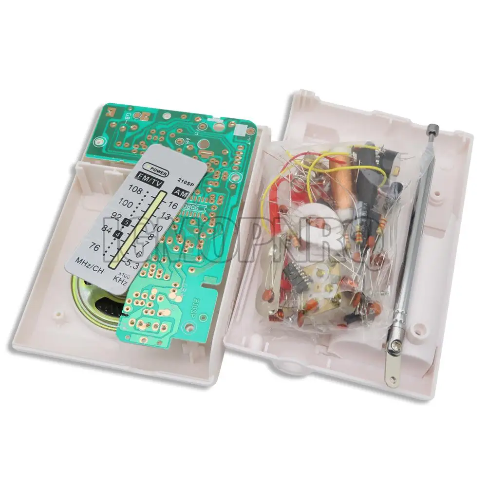 FDKJGECF CF2102 CF210SP AM/FM Stereo Radio Kit DIY Electronic Assemble Set Kit For Learner July Drop Ship DIY Laboratory