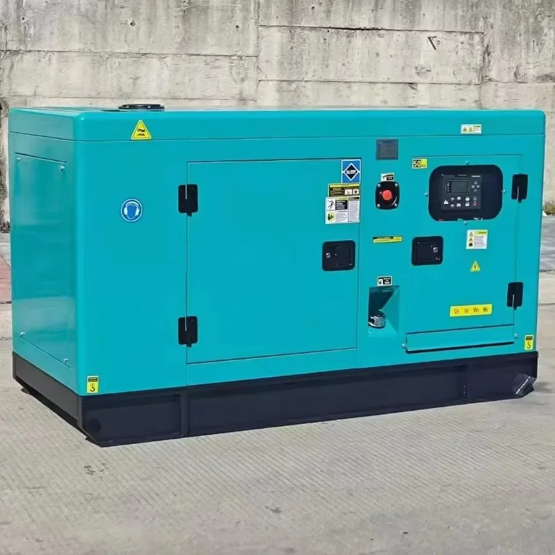 Portable Dual Fuel 15KW 20KVA 20KW 30KW 3 Phase Generators Water Cooled Natural  Biogas LPG oline Fuel 60Hz Remote