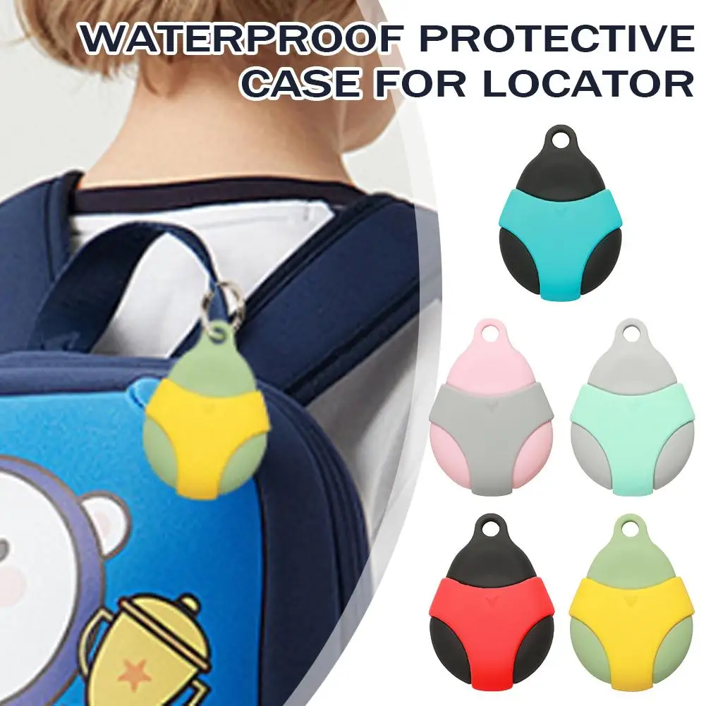 

Protective Silicone Case For MOMAX AirTag Waterproof Holder Keychain Anti-Scratch Backpacks Handbag Purses Pets Accessories