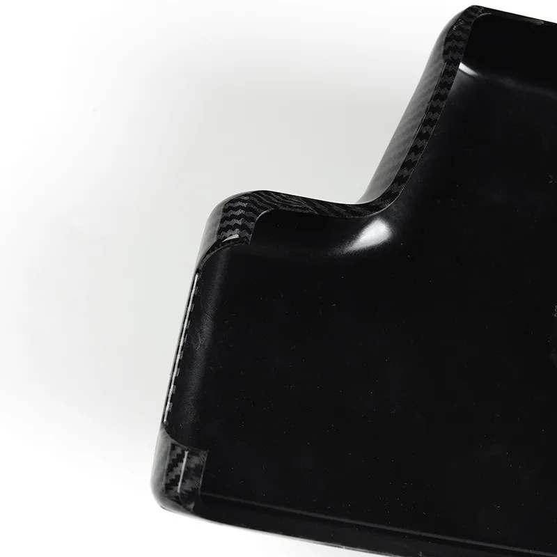 لسيارات BMW 3 Series E90 05-12 ملصق نمط ألياف الكربون لغطاء صندوق مسند الذراع لوحة التعديل الداخلي مقاومة للاهتراء متعددة الاستخدامات