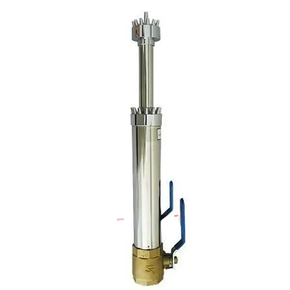 Хит продаж, НОВАЯ DN40 SS нефритовая насадка с кисточкой, пейзажная насадка, насадка для душа, двойная сложенная серебряная кисточка, центральная насадка Fountai